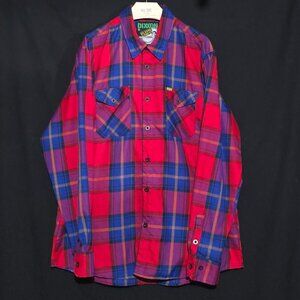 DIXXON Flannel Company BUNDY Flannel - Red Blue Plaid - Sz XL*